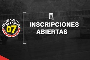 INSCRIPCIONES ABIERTAS PARA LA PRIMERA FECHA