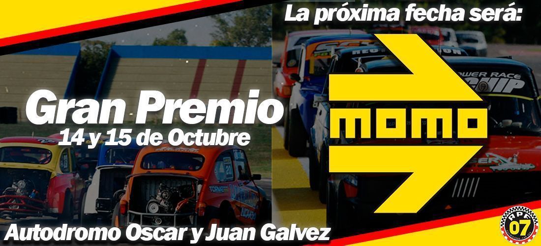 PRÓXIMA FECHA CONFIRMADA: 14 Y 15 DE OCTUBRE «GRAN PREMIO MOMO CORSE» EN BUENOS AIRES.