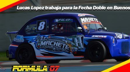 LUCAS LÓPEZ TRABAJA PARA LA DOBLE FECHA EN BUENOS AIRES