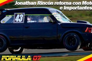 JONATHAN RINCÓN RETORNA CON NUEVO MOTOR E IMPORTANTES MEJORAS