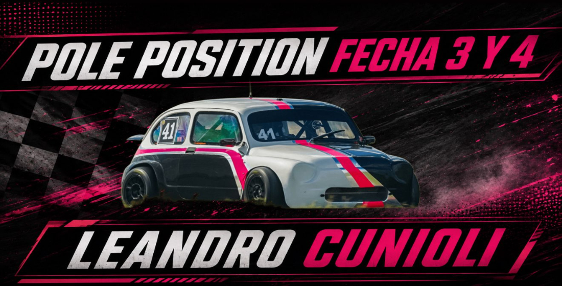 CUNIOLI CERRÓ EL SÁBADO CON DOBLE POLE POSITION EN LA CLASE A