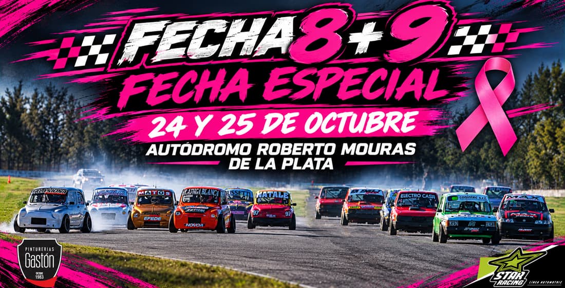 LA FECHA 8 SERÁ EL «GRAN PREMIO PINTURERÍAS GASTÓN» LA 9 «GRAN PREMIO STAR RACING»